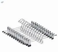 Metal Clip Hangers Pants Trousers Skirt Dress