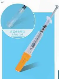 Safety Insulin Syringe With Retractable Needle