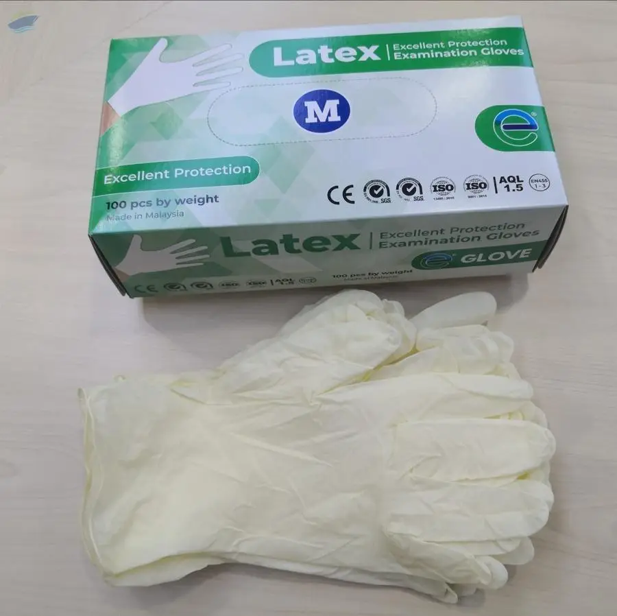 Latex Excellent Protection Examination Gloves