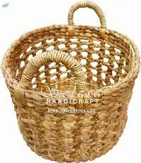 Water Hyacinth Hole Woven Basket