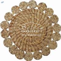 Round Water Hyacinth Placemat