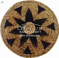 Banana Bark Black Sun Wall Decor