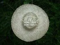 Round Natural Pandanus Hat