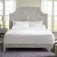 Bone Inlay Mehrab Bedhead Headboard Queen