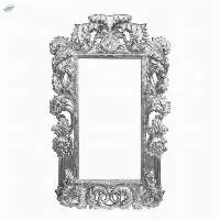 Pure Silver Cladded Traditional Silver Mirror