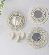 Mirror Macrame Walldeco Home Decor