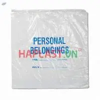 Personal Belongings Plastic Bag