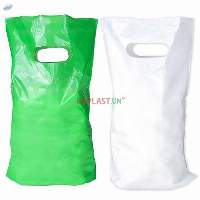 Glossy Colored Plastic Bags with Die-cut Handles