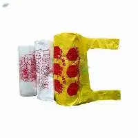 Hdpe/Ldpe Vest Carrier Bag On Roll For Shopping