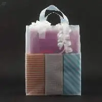 Frosted Clear Plastic Shopping Bags