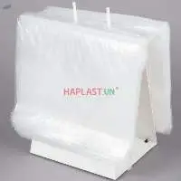 Printed Plastic Deli Saddle Bag With Flip Top