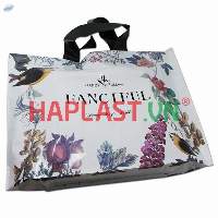 Soft Loop Handle Plastic Bag With Custom Logo