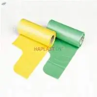 Wave Top Plastic Trash Bag With Flaps