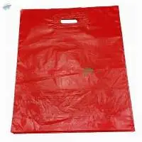 Gift Shopping Handle Plastic Die Cut Bag
