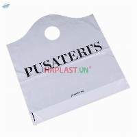 Printed Logo PE Wave Top Take Out Food Bag