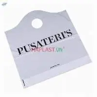 Printed Logo PE Wave Top Take Out Food Bag