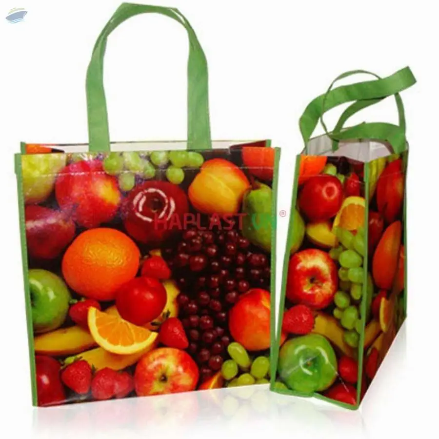 Reusable PP Woven Grocery Shopping Bags