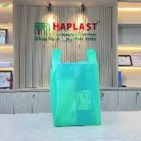 Unprinted Plastic Grocery T-shirt Bags