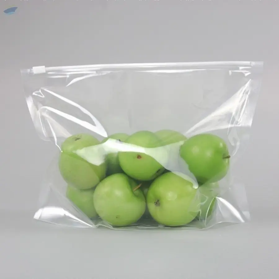 Slider Ziplock Plastic Food Packaging Bag