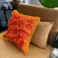 Embroidered Mexican Pillow Case