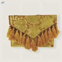 Floral Embroidered Mexican Clutch Bag