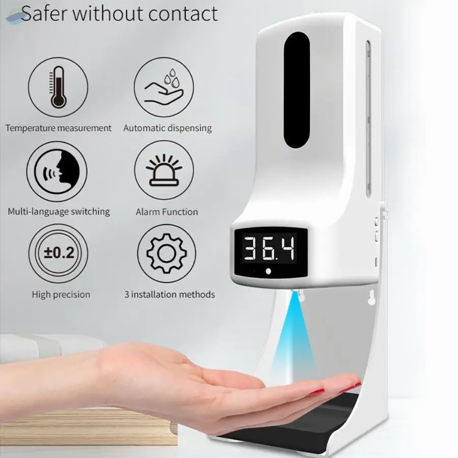 K9 PRO Infrared Thermometer Dispenser