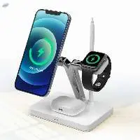 4in1 Wireless Charger Qi Fast Charging Stand