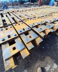 Galvanized Channel & H Beam Sleepers - Railway