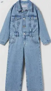 Girls Denim Fullwear