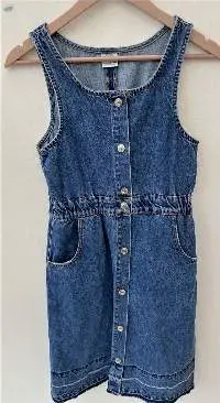 Kids Denim Full Dress