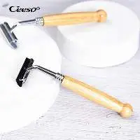 Wooden Handle Double-Edge Razor