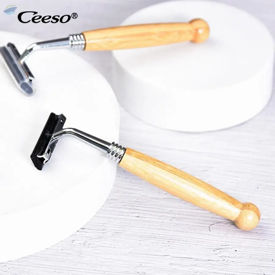 Wooden Handle Double-Edge Razor