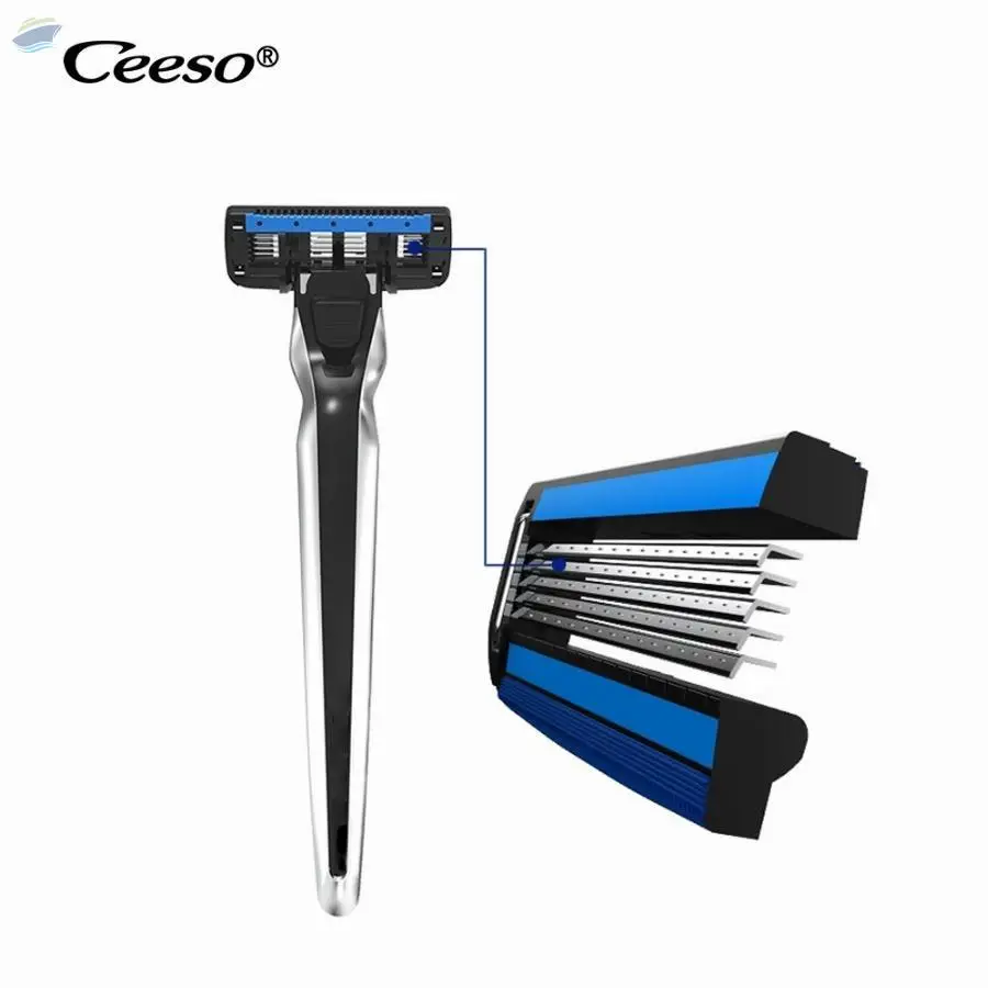 L Shaped 5 Layers Blades Razor