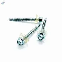 White Plated Din 7504k Corrugated Screws