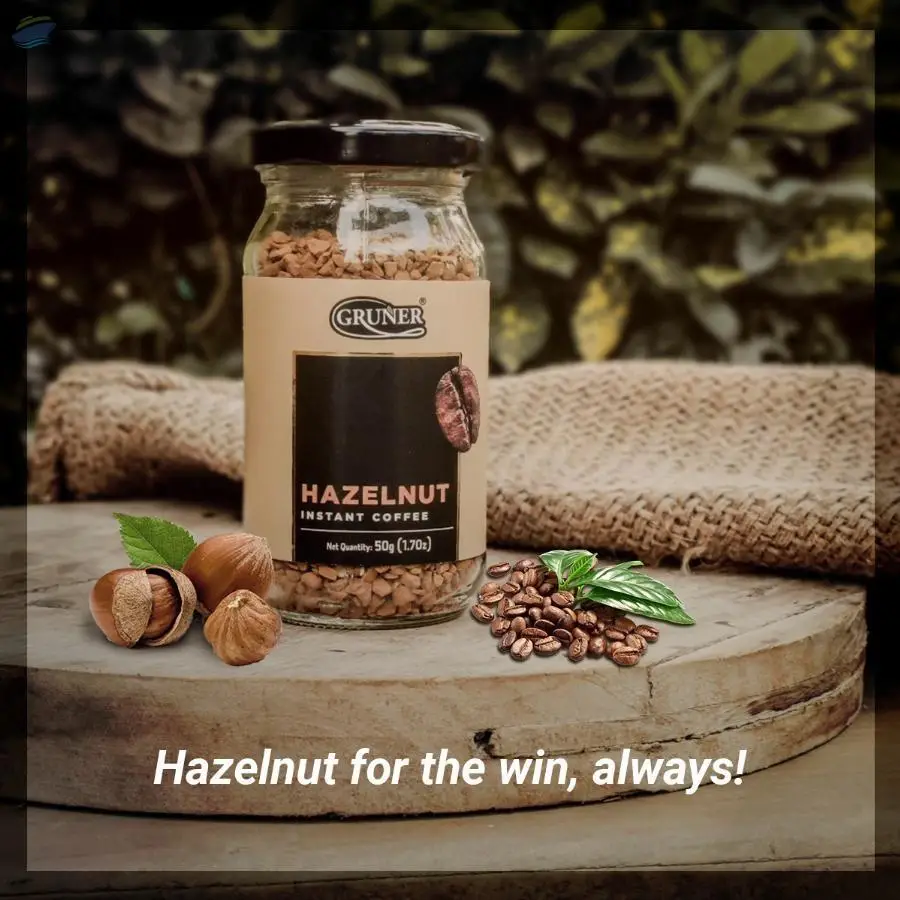 Gruner Hazelnut Instant Coffee