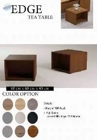 Edge Color Option Tea Table