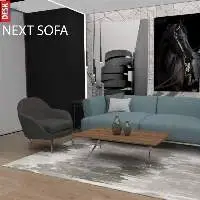 Desk Next Sofa