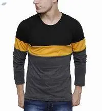 Men's Printed Long Sleeve Round Neck T-shirt