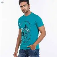 Men's Printed Short Sleeve Round Neck T-shirt