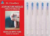 Acupuncture Needle 100 Pc 0.25*25