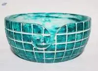 Coloured Wooden Yarn Bowl