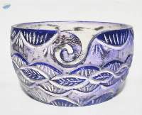 Coloured Wooden Yarn Bowl