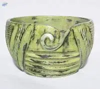 Coloured Wooden Yarn Bowl