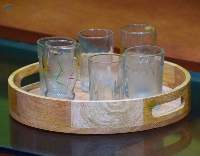 Mango Wooden (Round shape) Serving Tray