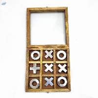Mango Wooden Tic Tac Toe Game