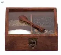 Sheesham Wooden Spice Box