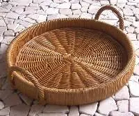 Round Tray Rattan