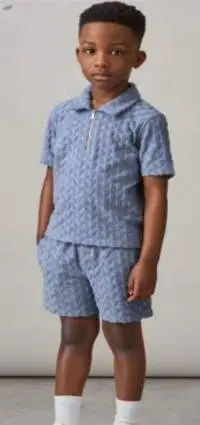 jaquard velvet set