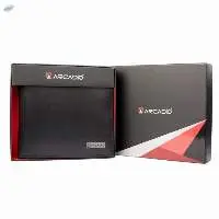 Black Magic Bifold Plain Black Leather Wallet