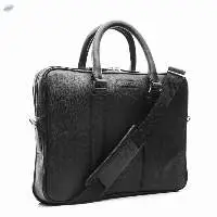 Flip Opening Leather Business Bag